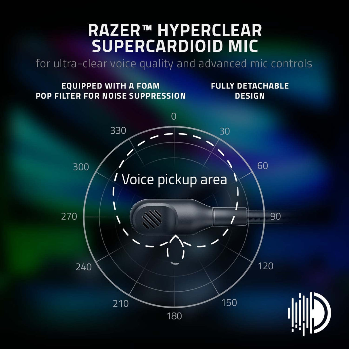 Razer BlackShark V2 Pro - Auriculares inalámbricos para juegos: Sonido envolvente espacial THX 7.1 - Controladores de 50 mm - Micrófono desmontable - para PC, PS5, PS4, Switch, Negro