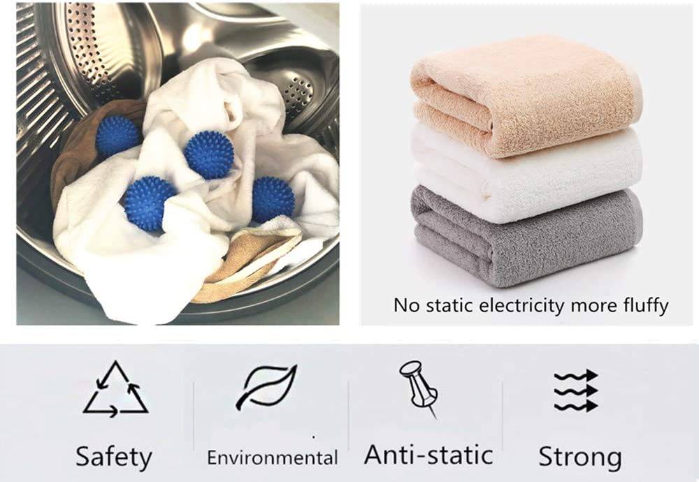 XIEHE Paquete de 8 bolas para secadora - Bolas para secadora reutilizables no tóxicas de 2.7 pulgadas - DIGVICE MX