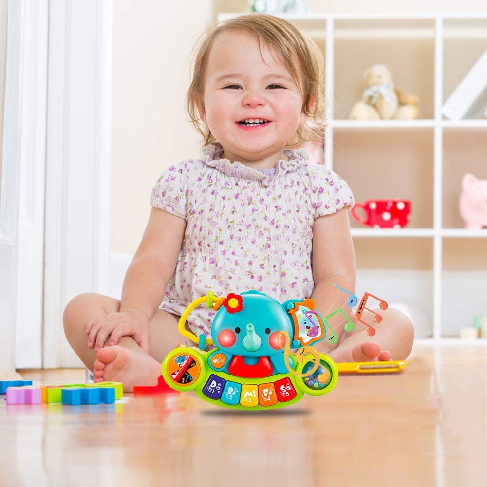 Yiosion Baby Piano Toy 6 a 12-18 meses, juguetes musicales - B0856ZP3YS