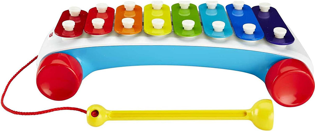 Fisher-Price Xilófono clásico, juguete para niños pequeños, instrumento musical de simulación para niños de 18 meses en adelante - CMY09