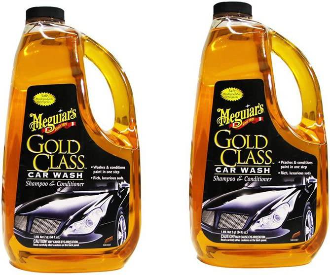 Meguiars G7164 Gold Class Car Wash Shampoo & Conditioner HFSRQ, 2Unids (Car Wash Shampoo & conditioner)