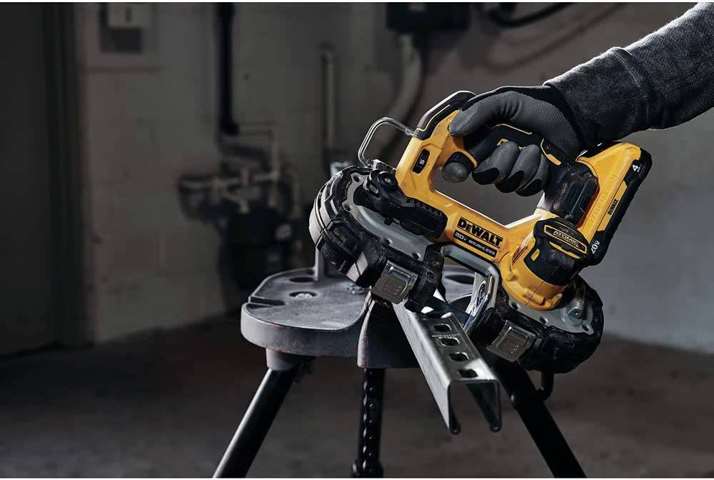 DEWALT DCS377B ATOMIC 20V MAX* Sierra de cinta compacta inalámbrica sin escobillas de 1-3/4 pulg. (solo herramienta) - DIGVICE MX