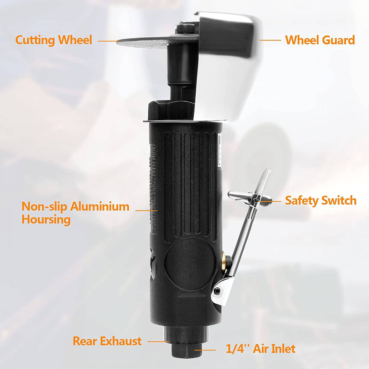 YON.SOU. Herramienta de corte de aire con 2 ruedas de corte de amoladora de troquel de 3 pulgadas, herramienta de corte de hoja de metal neumática, herramienta de corte de corte de aire de alta resistencia - DIGVICE MX