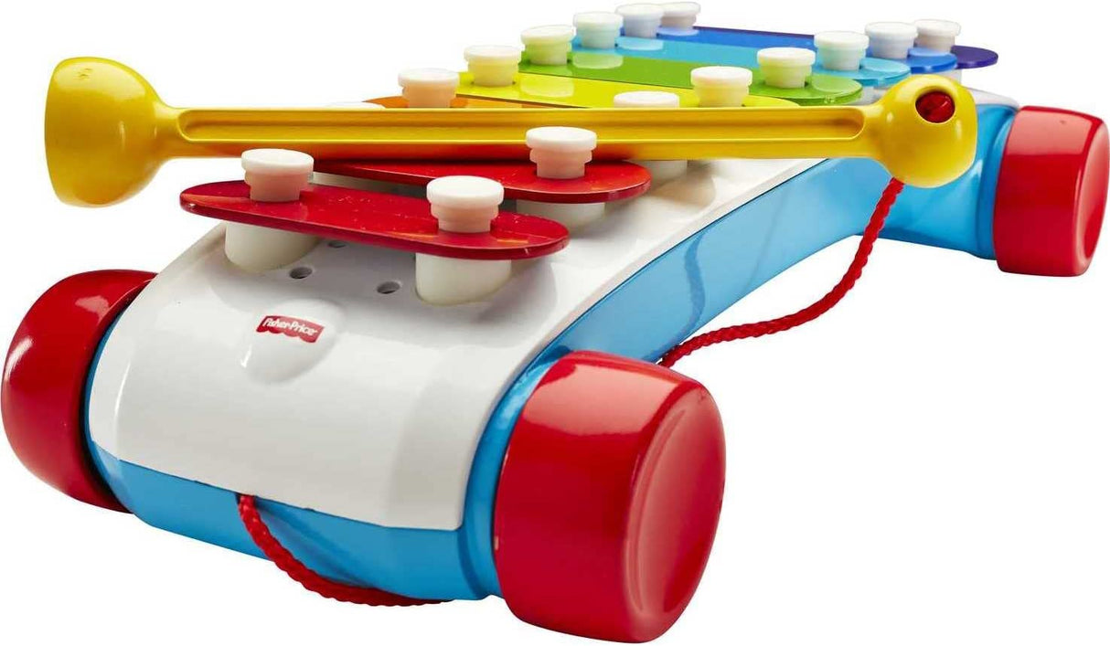 Fisher-Price Xilófono clásico, juguete para niños pequeños, instrumento musical de simulación para niños de 18 meses en adelante - CMY09