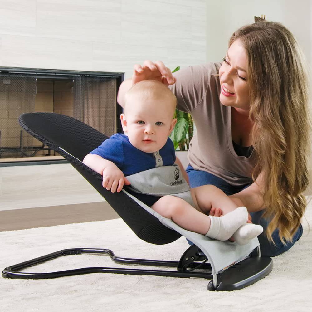 ComfyBumpy - Asiento ergonómico para bebé - Estuche de viaje adicional - Mecedora segura y portátil con posiciones de altura ajustables - Asiento hinchable para dormir para bebés perfecto para bebés recién nacidos - DIGVICE MX