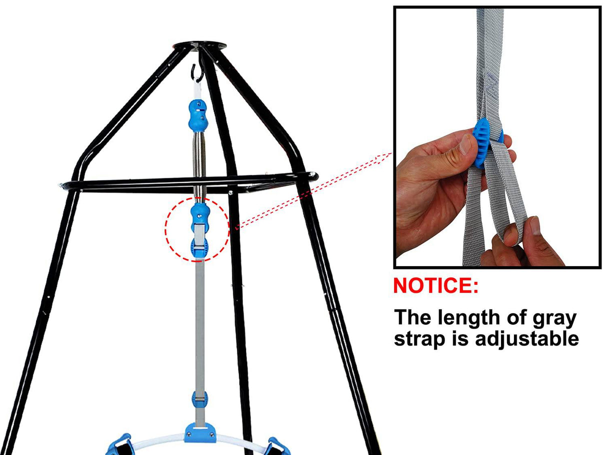 BETYMAN - Baby Jumper con soporte, Baby Bouncer Bumper Jumper Juego de ejercicios de fácil configuración para bebés activos a los que les encanta saltar y divertirse, adecuado para interiores y exteriores - DIGVICE MX