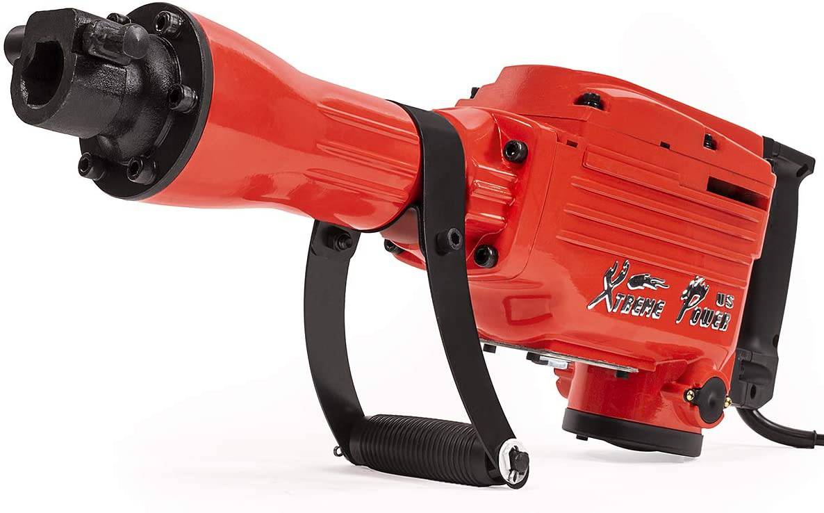 XtremepowerUS - Martillo neumático de demolición pesado 2200 vatios, rompedor de hormigón, con estuche, guantes - DIGVICE MX