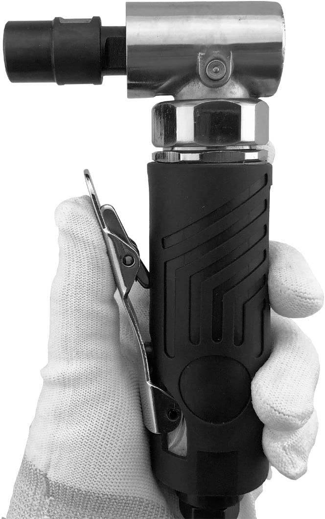 PROSHI - Amoladora neumática de ángulo de 1/4 de pulgada con 4 discos de lijado de bloqueo de rollo de 2" - DIGVICE MX