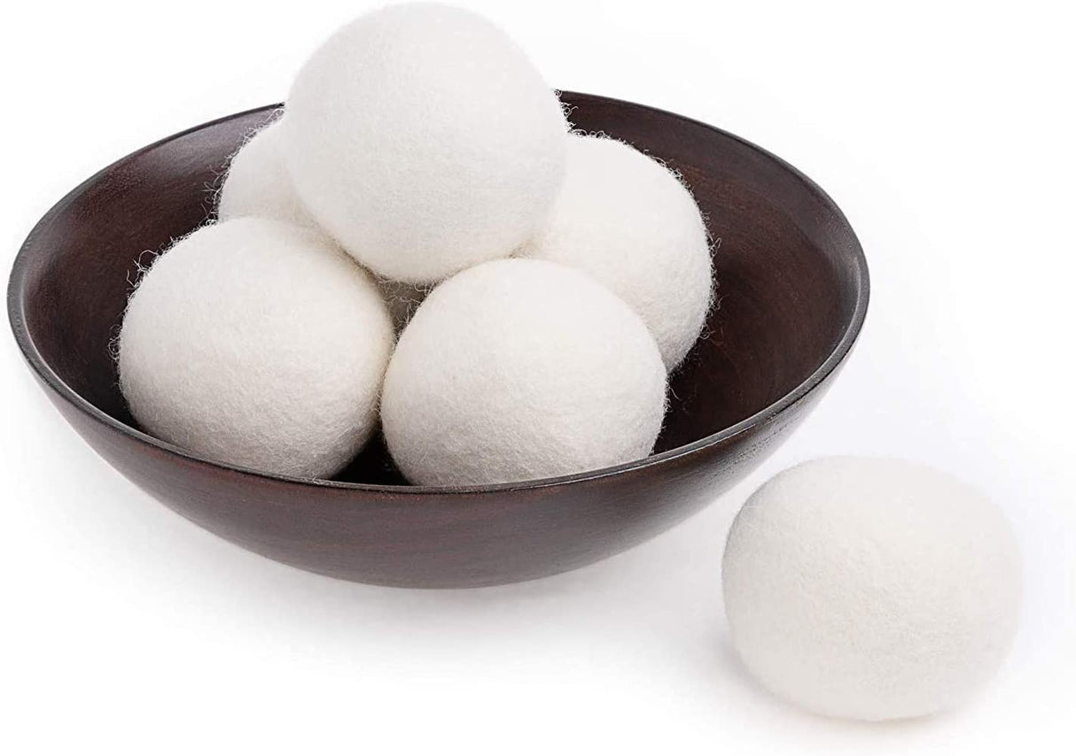 Friends Forever - Bolas de lana para secadora, paquete de 6, tamaño XL, suavizante de tela natural reutilizable, ahorra tiempo de secado y reduce las arrugas de la ropa - DIGVICE MX