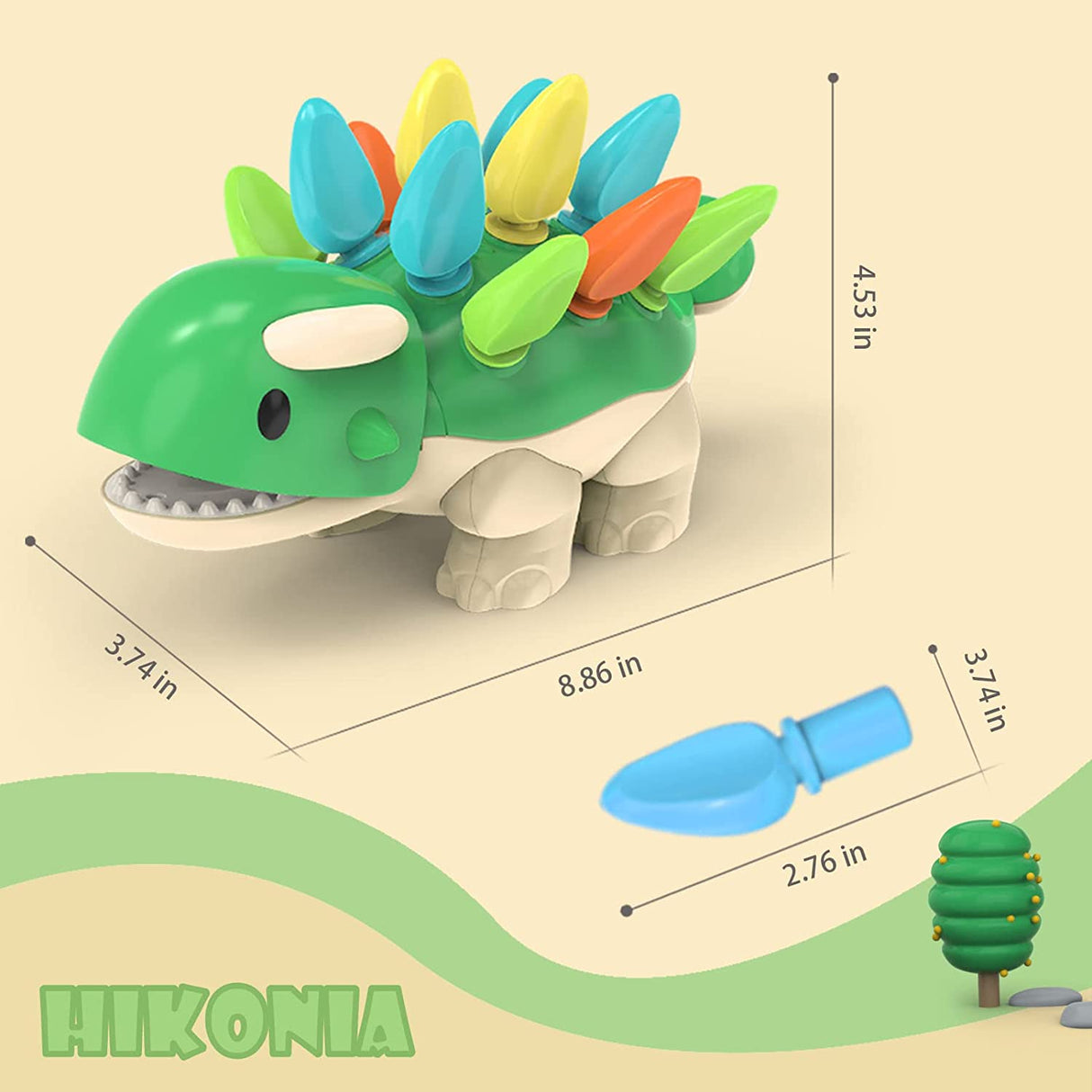 Hikonia Motor Skills Juguetes de aprendizaje para niños pequeños Actividades de aprendizaje de desarrollo - B0BF9VTNM5