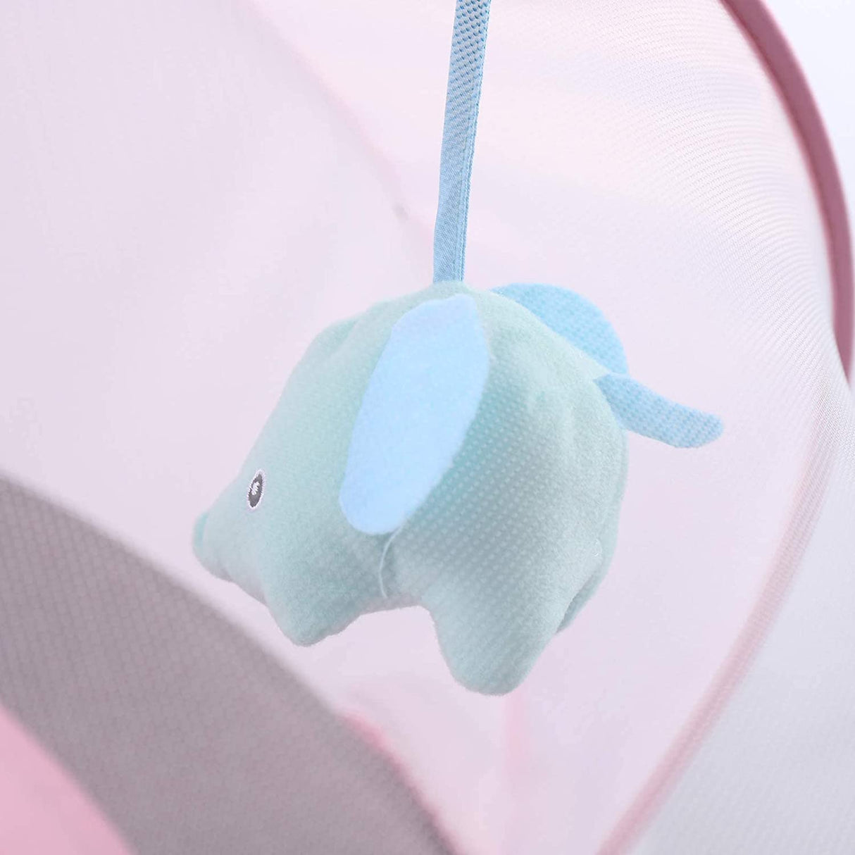 DNYSYSJ - Hamaca para bebé con música y juguetes, silla columpio con función Bluetooth, asiento basculante de cuna mecedora hinchable para bebés recién nacidos de 0 a 12 meses (rosa) - DIGVICE MX