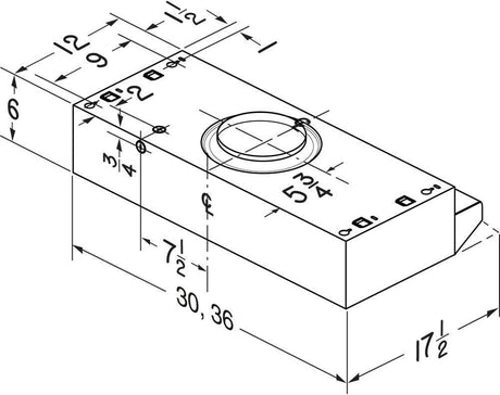 Broan-NuTone 423004 campana extractora para debajo del gabinete, 30 pulgadas, acero inoxidable - DIGVICE MX