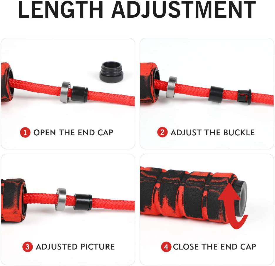 FITMYFAVO Cuerda de Saltar Cuerda de Saltar Ajustable de algodón para Mujeres, Adultos y niños Cuerda de Saltar de Ejercicio de Fitness Atlético (Rosa)