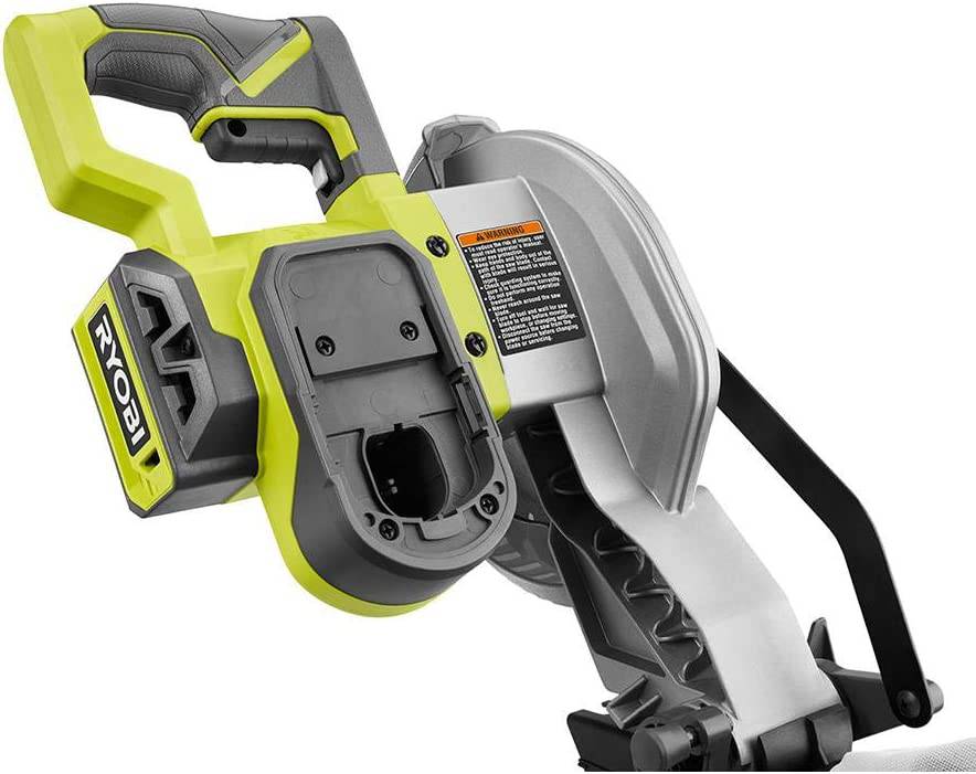 Sierra ingletadora compuesta RYOBI de 18 voltios ONE+ inalámbrica de 7-1/4" (solo herramienta) con hoja - DIGVICE MX