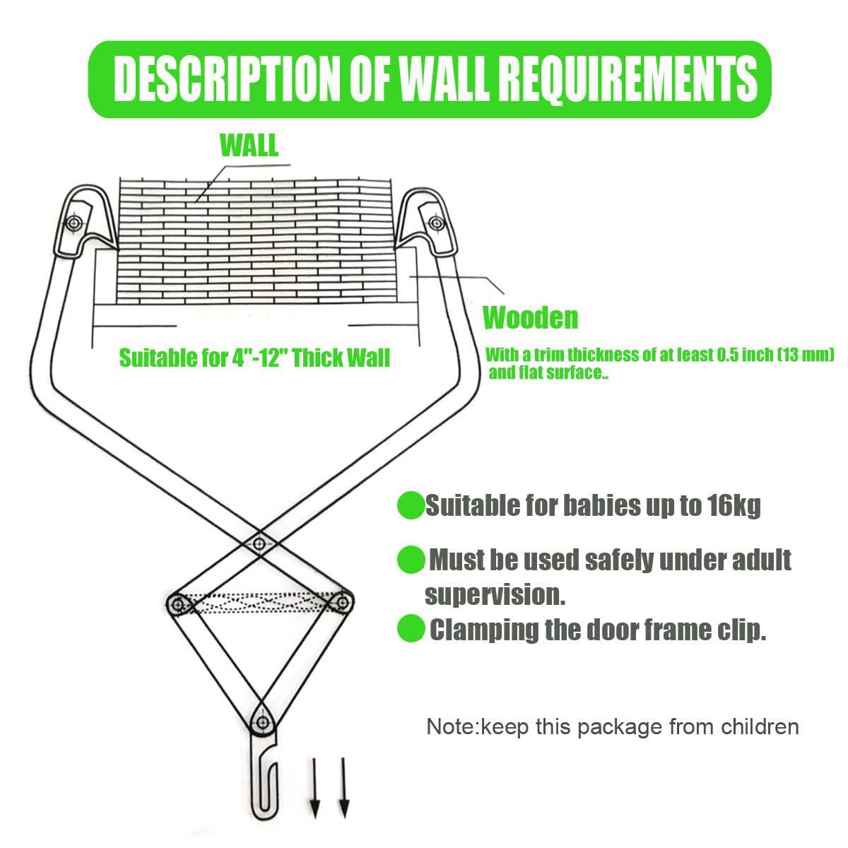 HI SUYI - Juego de ejercitador para puerta de bebé con abrazadera para puerta, correa ajustable para bebés de 6 a 24 meses… - DIGVICE MX