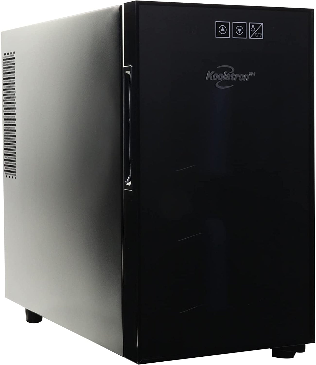 Koolatron - Enfriador de vino de 8 botellas, negro, refrigerador de vino termoeléctrico, 0.8 cu. ft. (23L), Refrigerador independiente para vinos de la serie Urban, almacenamiento de vino - DIGVICE MX