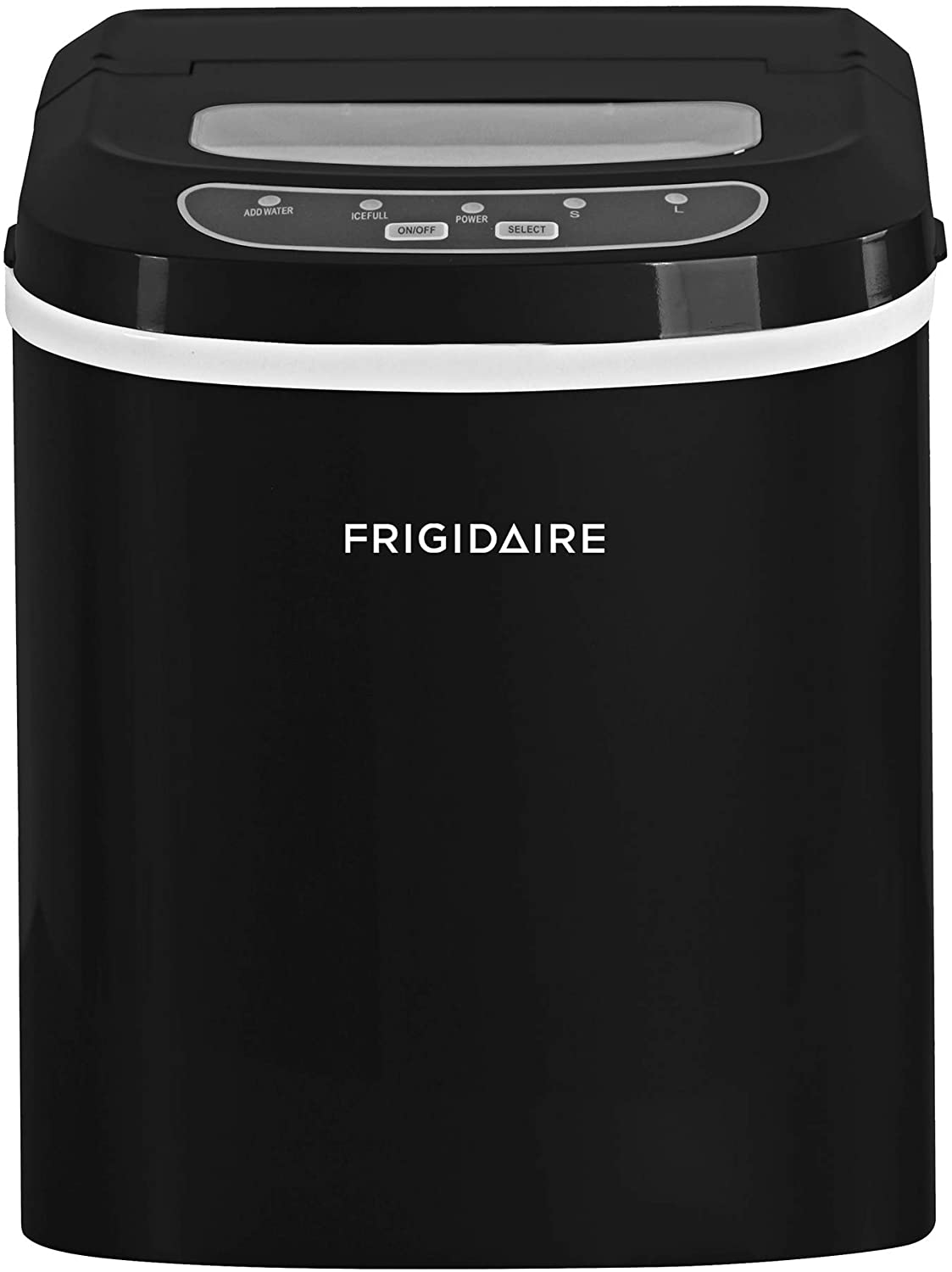 FRIGIDAIRE EFIC101-BLACK Fabricante compacto portátil, 26 lb por día, máquina para hacer hielo, negro - DIGVICE MX