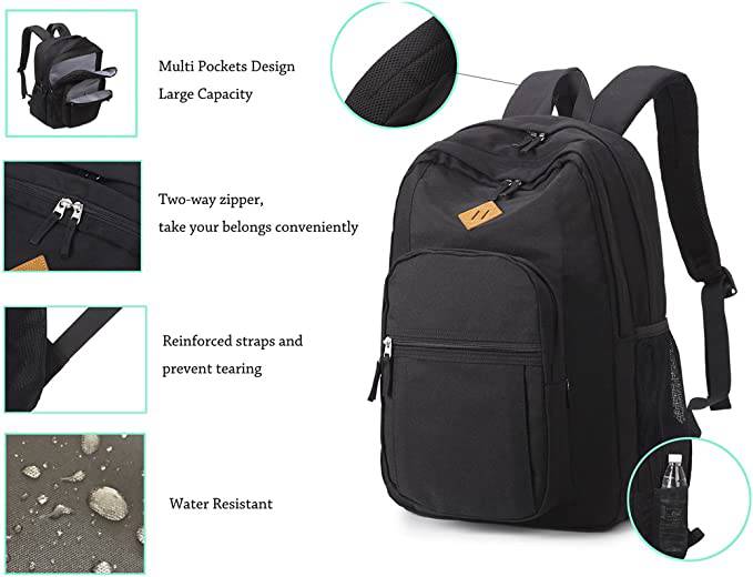 Abshoo - Mochila de viaje básica clásica para mochila resistente al agua.