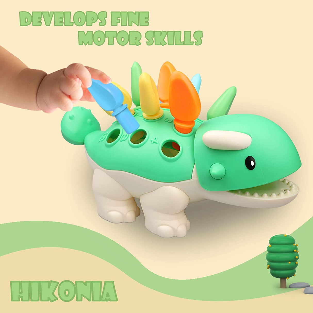 Hikonia Motor Skills Juguetes de aprendizaje para niños pequeños Actividades de aprendizaje de desarrollo - B0BF9VTNM5