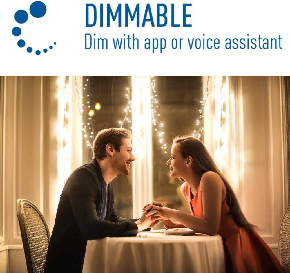 Cree Lighting Connected Max Smart Led Bulb A19 60W Tunable White + Cambio de color, 2.4 Ghz, Funciona con Alexa y Google Home, No requiere concentrador, Bluetooth + Wifi, 1Pk - DIGVICE MX