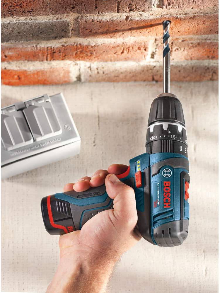 Bosch PS130N 12 V máx. 3/8 pulg. Taladro percutor/destornillador (herramienta básica), azul - DIGVICE MX