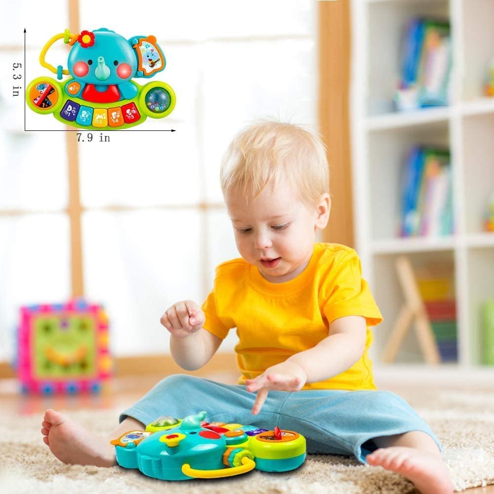 Yiosion Baby Piano Toy 6 a 12-18 meses, juguetes musicales - B0856ZP3YS
