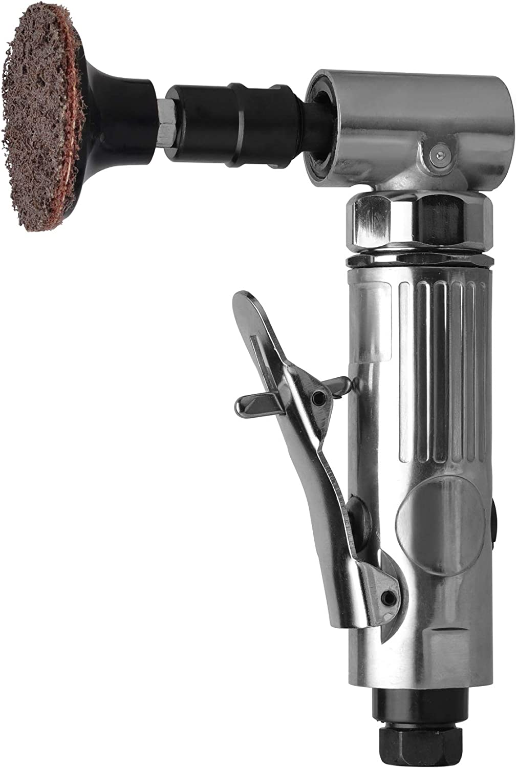 TOOLPEAK - Amoladora neumática de ángulo de 1/4 de pulgada con 22 discos de lijado con bloqueo de rollo de 2 pulgadas, amoladora neumática de ángulo de color pulido, kit de amoladora de aire - DIGVICE MX