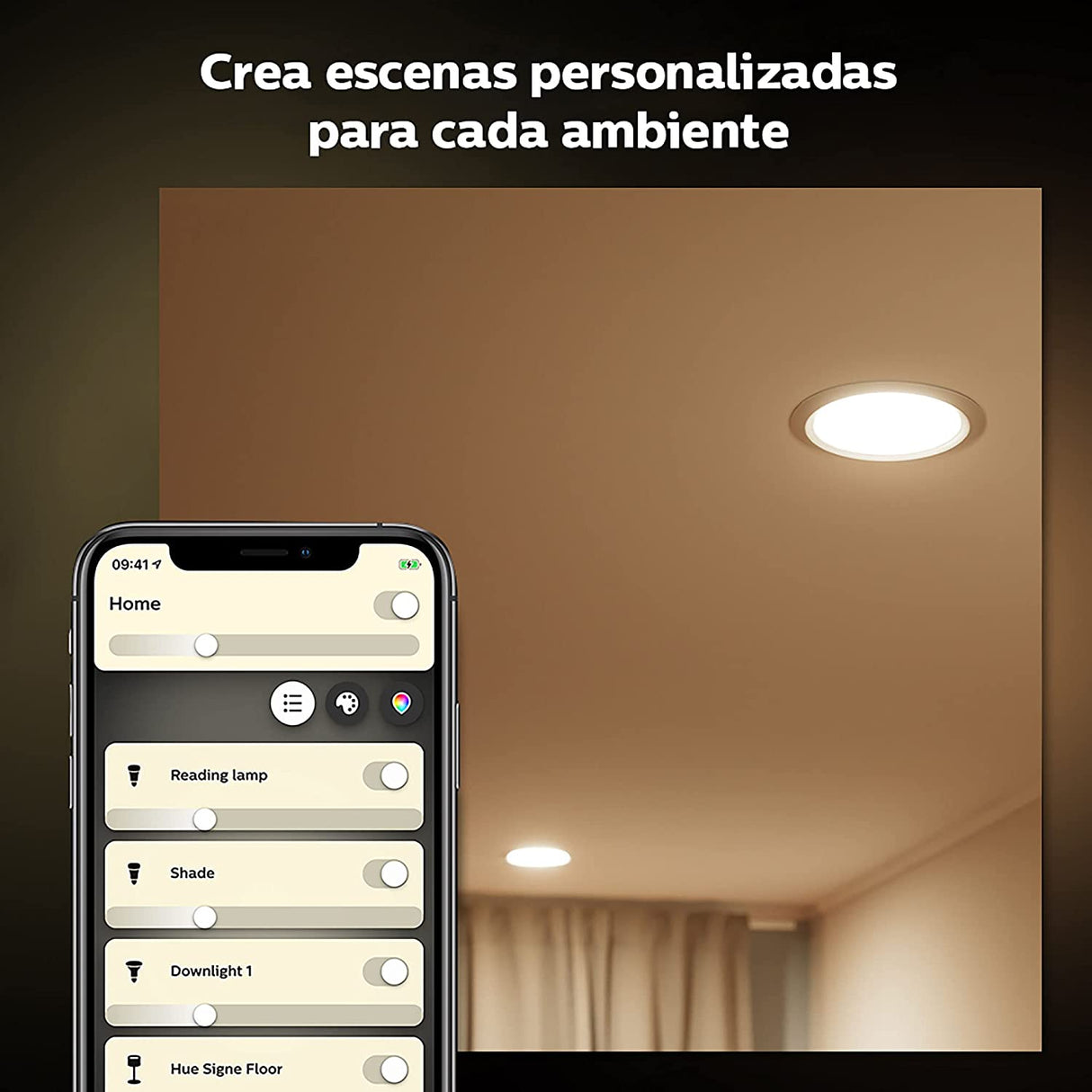 Philips Hue 468942 Single Premium BR30 Smart Bulb Downlight para latas empotradas de 5-6 pulgadas, 16 millones de colores (se requiere Hue Hub, funciona con Alexa), versión antigua, blanco y ambiente de color - DIGVICE MX