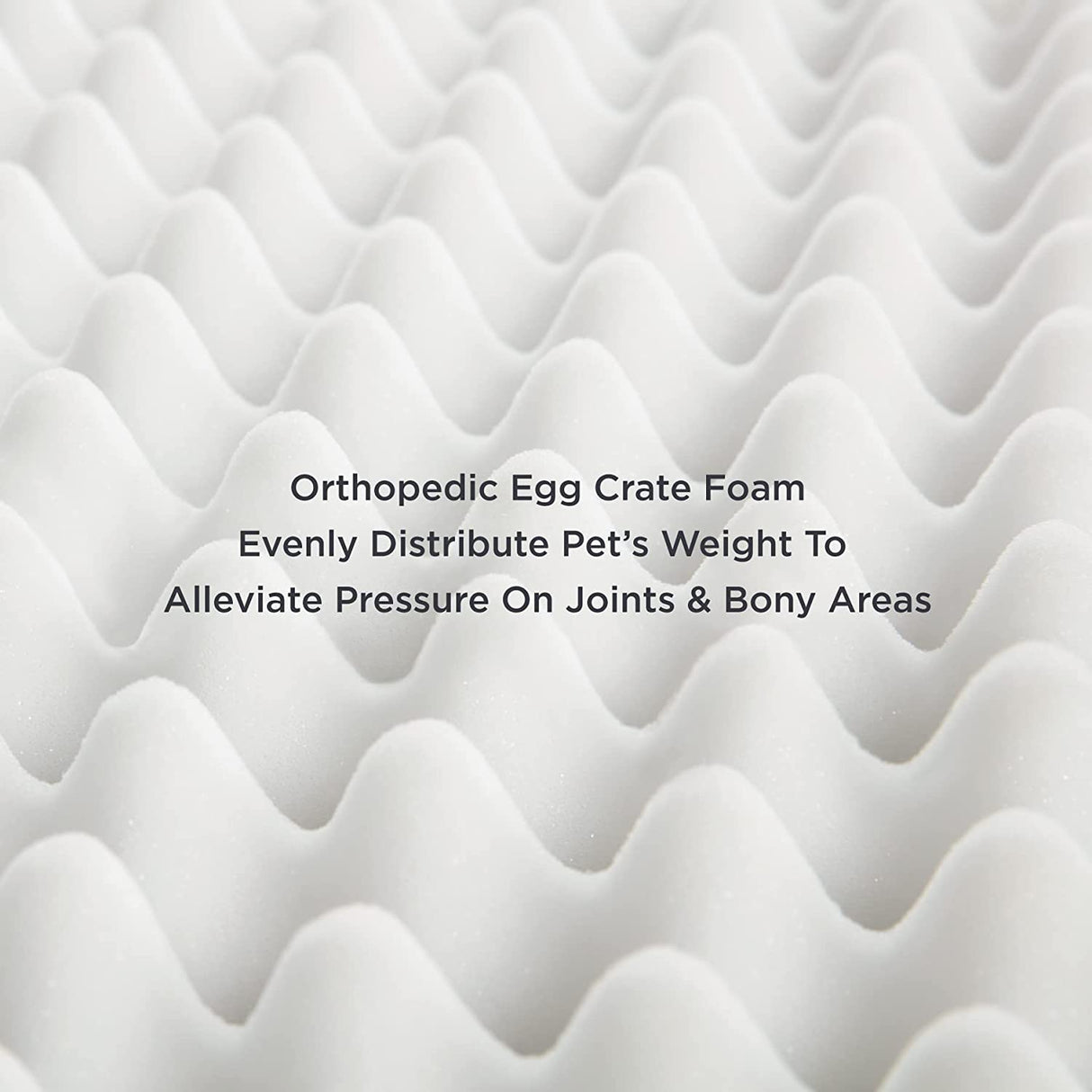 Bedsure - Cama ortopédica grande de espuma para perros, espuma ortopédica para huevos con funda extraíble y lavable, alfombrilla para mascotas resistente al agua - DIGVICE MX