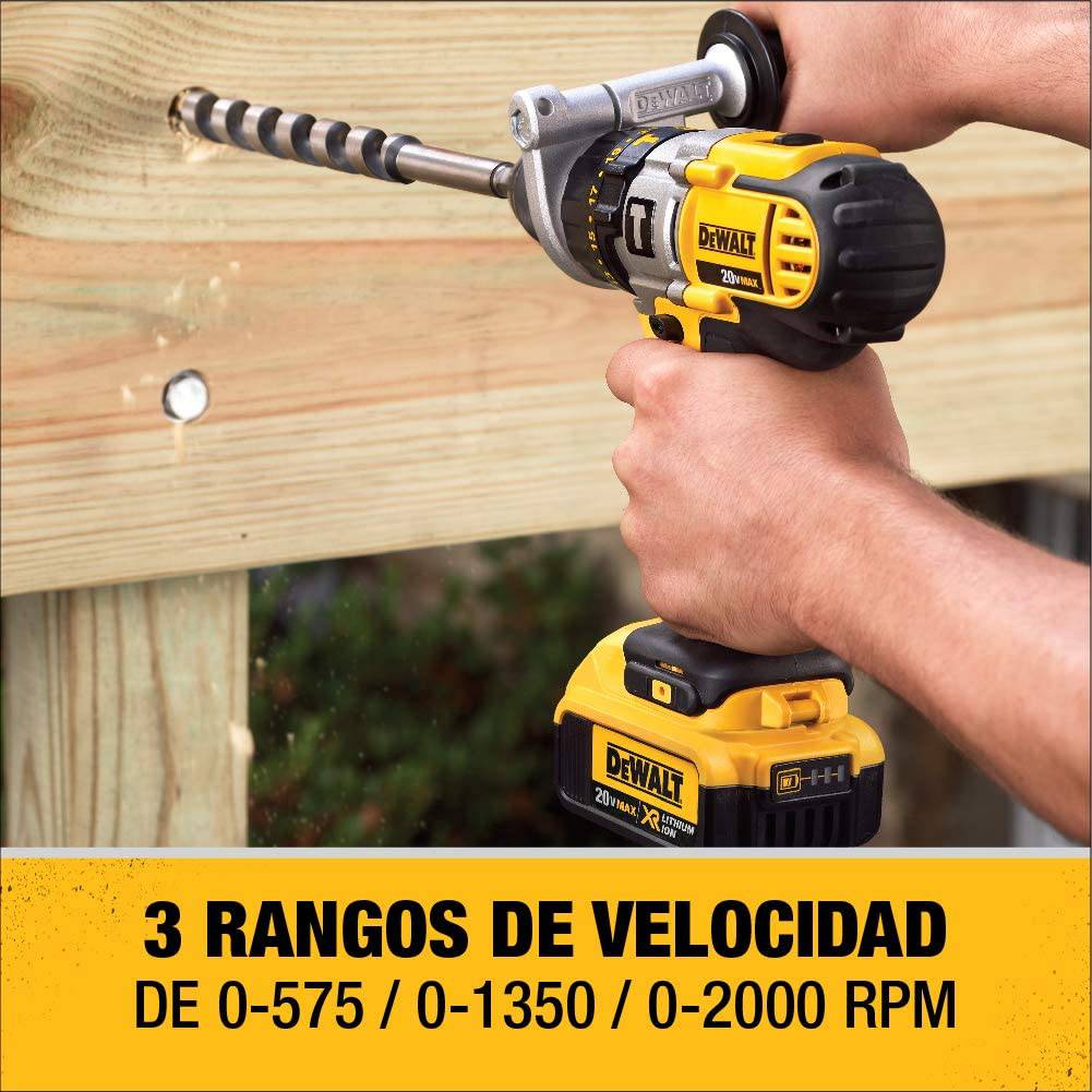 DEWALT 20V MAX* Taladro percutor, 1/2 pulgada, solo herramienta (DCD985B) - DIGVICE MX