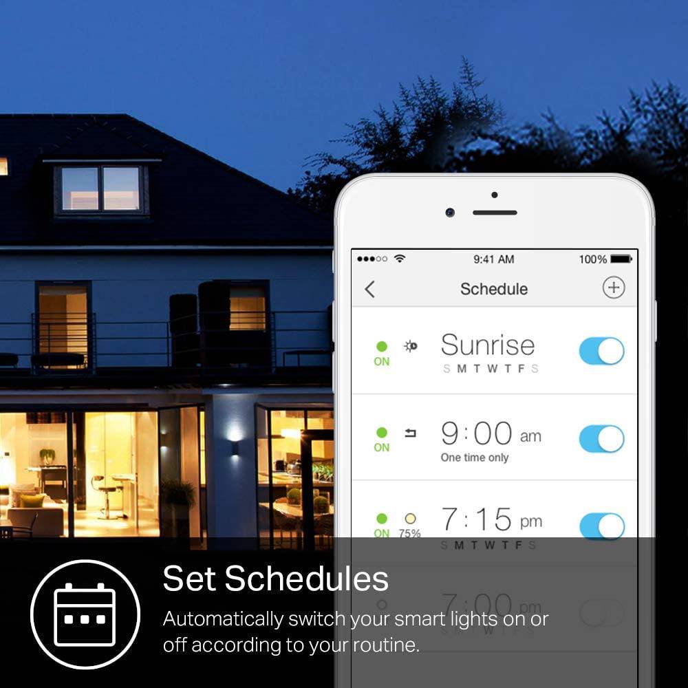 Kasa Bombilla inteligente , 850 lúmenes, bombilla LED WiFi regulable que cambia a todo color compatible con Alexa y Google Home, A19, 9,5 W, 2,4 Ghz solamente, no requiere concentrador, 1 paquete (KL130) - DIGVICE MX