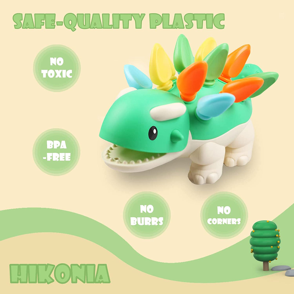 Hikonia Motor Skills Juguetes de aprendizaje para niños pequeños Actividades de aprendizaje de desarrollo - B0BF9VTNM5