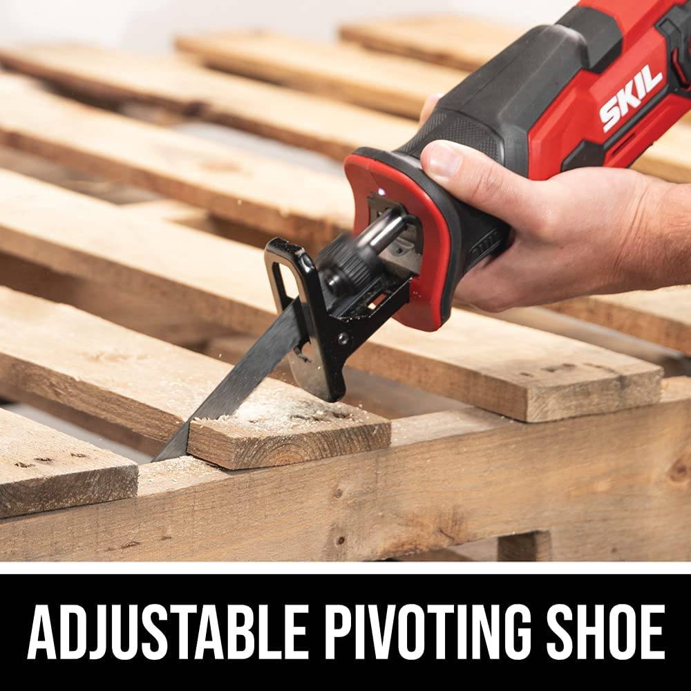 Sierra alternativa compacta SKIL de 20 V, incluye cargador y batería de litio PWR CORE 20 de 2,0 Ah - RS582902 - DIGVICE MX