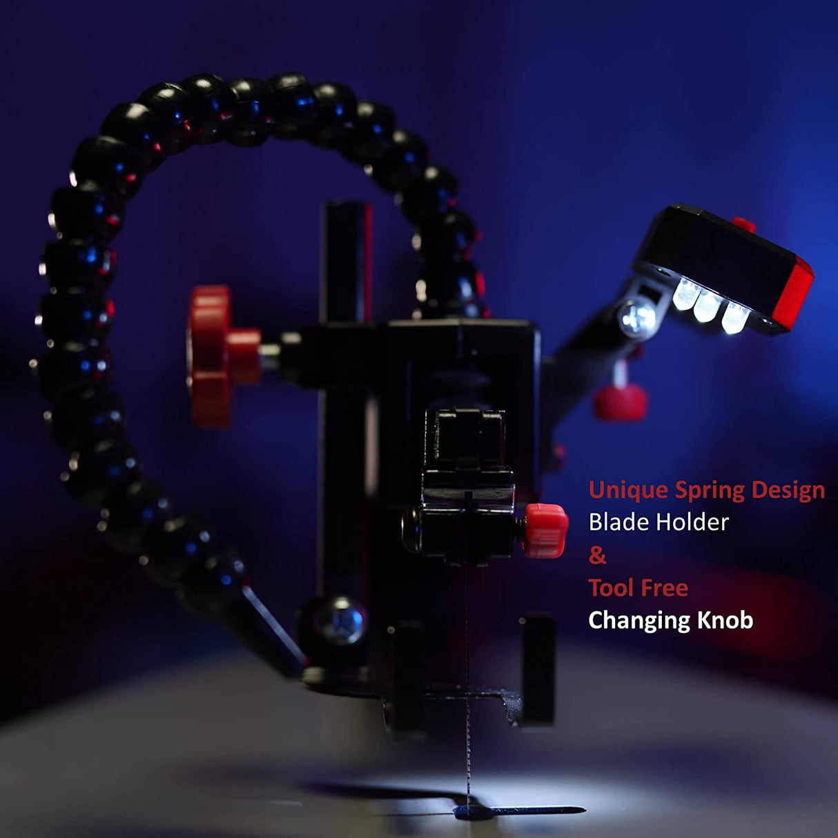 Sierra de calar de velocidad Variable de 16 pulgadas con cambio rápido de hoja BUCKTOOL con interruptor de Pedal para mesa de trabajo de acero para carpintería - DIGVICE MX