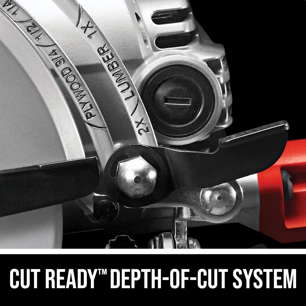 SKILSAW SPT77WML-01 Sierra circular de tornillo sin fin liviana de 15 amperios y 7-1/4 pulgadas, plateada - DIGVICE MX