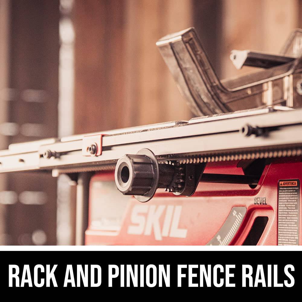 SKIL Sierra de mesa portátil para el lugar de trabajo de 15 amperios y 10 pulgadas con soporte plegable - TS6307-00 - DIGVICE MX