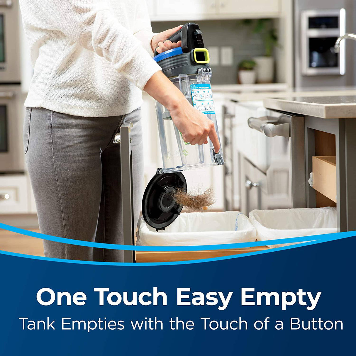 Aspiradora para mascotas BISSELL 2999 MultiClean Allergen con sistema sellado de filtro HEPA, potente rendimiento de limpieza, herramientas especializadas para mascotas, vaciado fácil