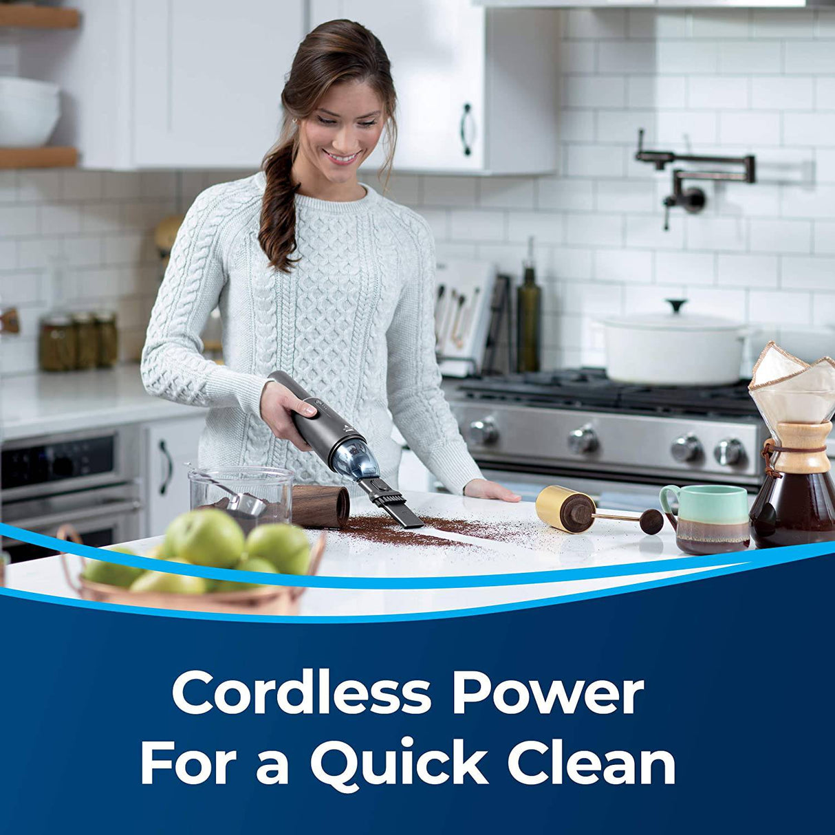 Aspiradora de mano inalámbrica de iones de litio AeroSlim de BISSELL, 29869