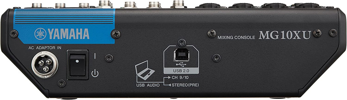 Mezclador estéreo de 10 entradas Yamaha MG10XU con efectos