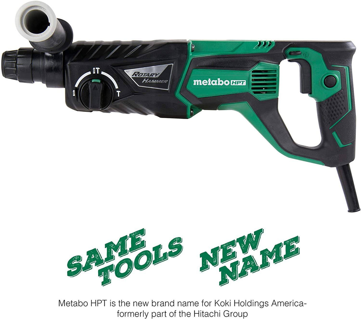 Martillo perforador Metabo HPT | Hoja de datos de seguridad más | 1 pulgada, 7,5 amperios | para taladrar | Astillado y percusión (DH26PF) - DIGVICE MX