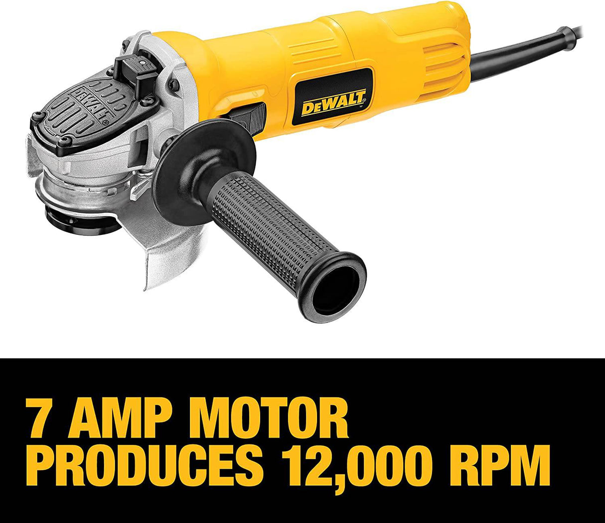 Amoladora angular DEWALT, protector de un toque, 4-1/2 pulgadas (DWE4011) - DIGVICE MX