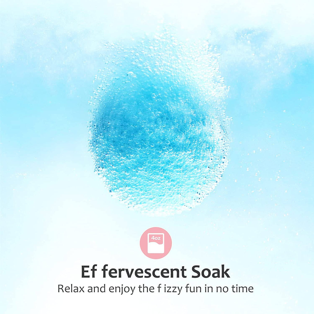 Urasses - Fizzies de burbujas tamaño XXL con aceites esenciales, 6 x 4 oz, baño de burbujas hidratante para la piel