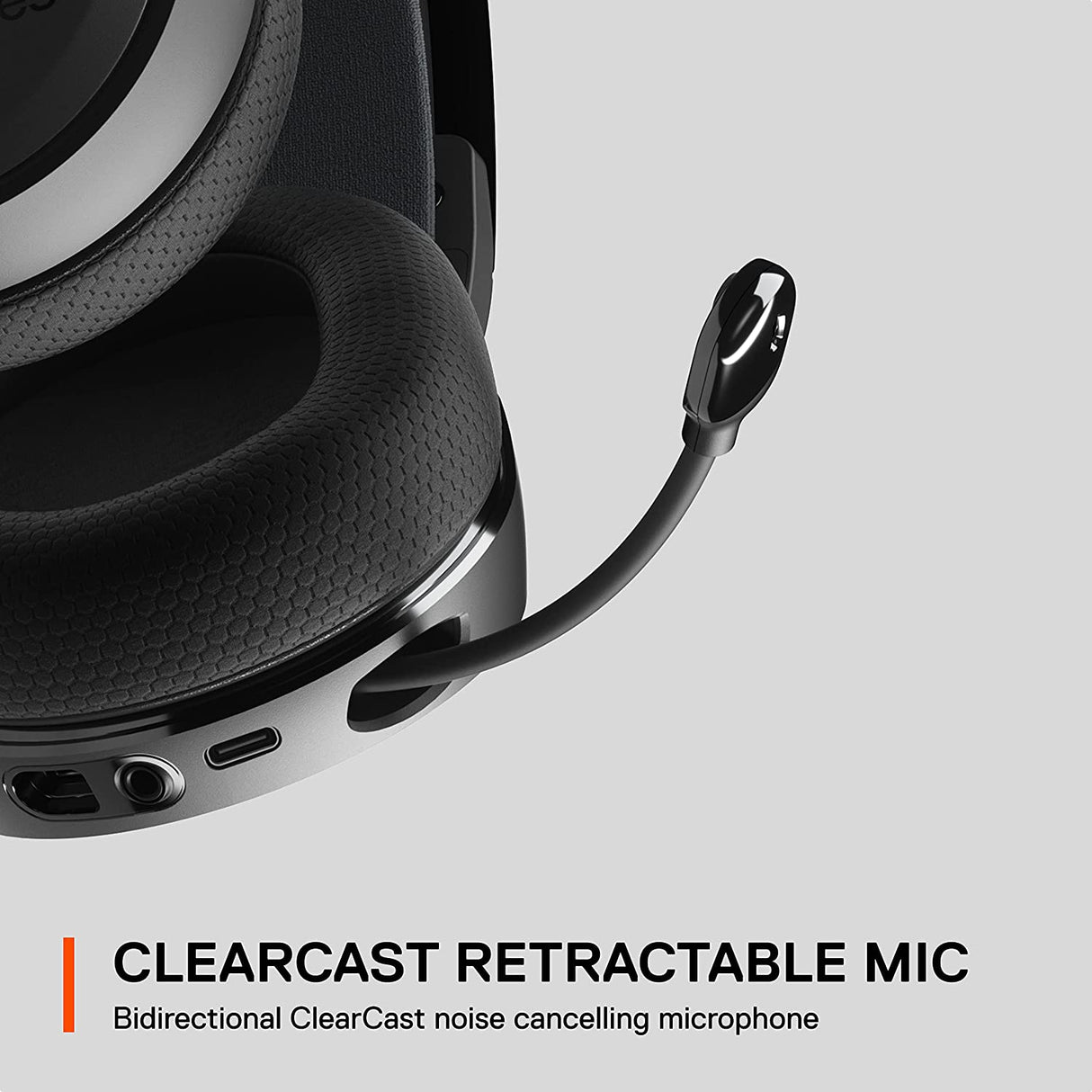 SteelSeries Arctis 7+ Auriculares inalámbricos para juegos - Sin pérdidas 2.4 GHz - 30 horas de duración de la batería - USB-C - 7.1 Surround - para PC, PS5, PS4, Mac, Android y Switch - Negro