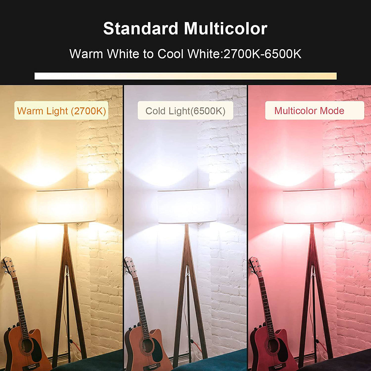 Minoston Bombilla inteligente, bombilla LED Alexa WiFi, cambio de color A19 RGBCW, 2700K-6500K multicolor regulable, funciona con Alexa y Google Assistant, 2,4 GHz, 800 lm, 9 W, E26, no requiere concentrador (MB10TW) - DIGVICE MX
