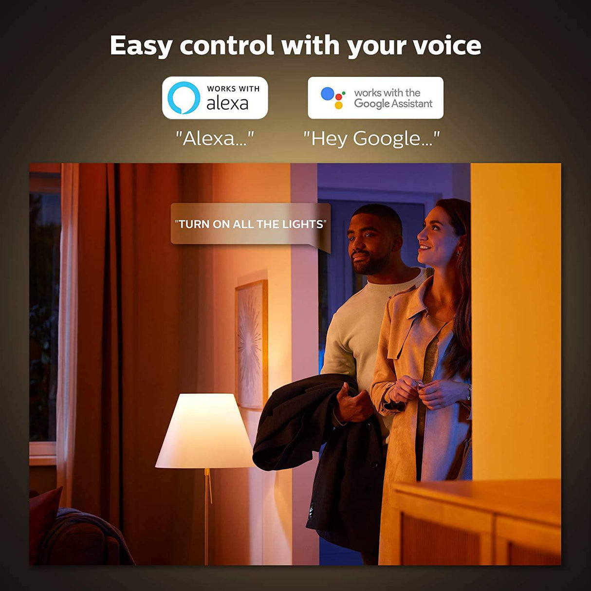 Philips Hue White & Color Ambiance Paquete de 4 luces empotradas Smart Retrofit de 5/6", compatible con Bluetooth y Zigbee (Hue Hub opcional), iluminación de techo inteligente - DIGVICE MX
