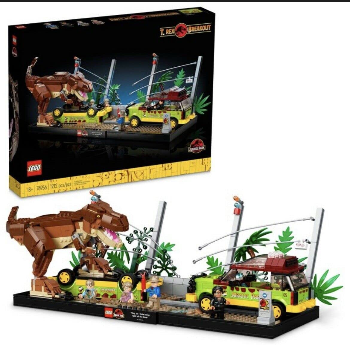 LEGO 76956 Jurassic Park T. rex Breakout