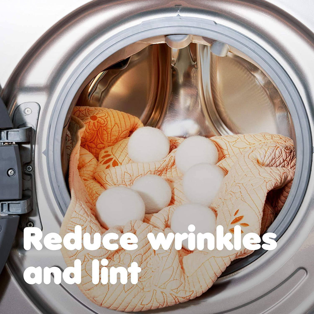 Friends Forever - Bolas de lana para secadora, paquete de 6, tamaño XL, suavizante de tela natural reutilizable, ahorra tiempo de secado y reduce las arrugas de la ropa - DIGVICE MX