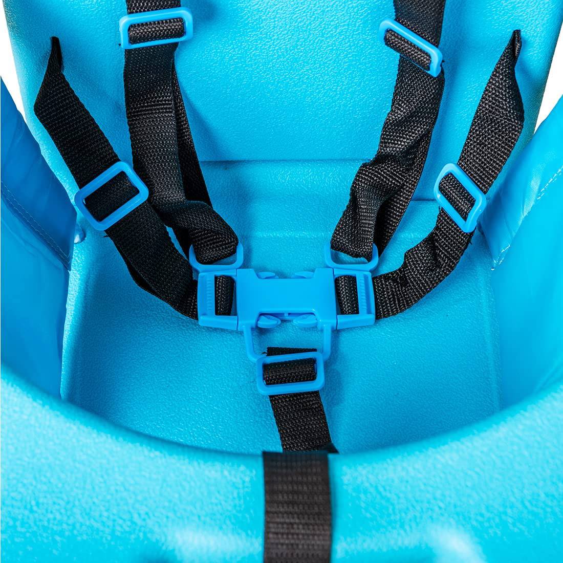 HLC - Juego de columpio plegable para niños pequeños con marco de metal y con cinturón de seguridad fácil de montar y almacenar adecuado para regalo de bebés/niños - DIGVICE MX