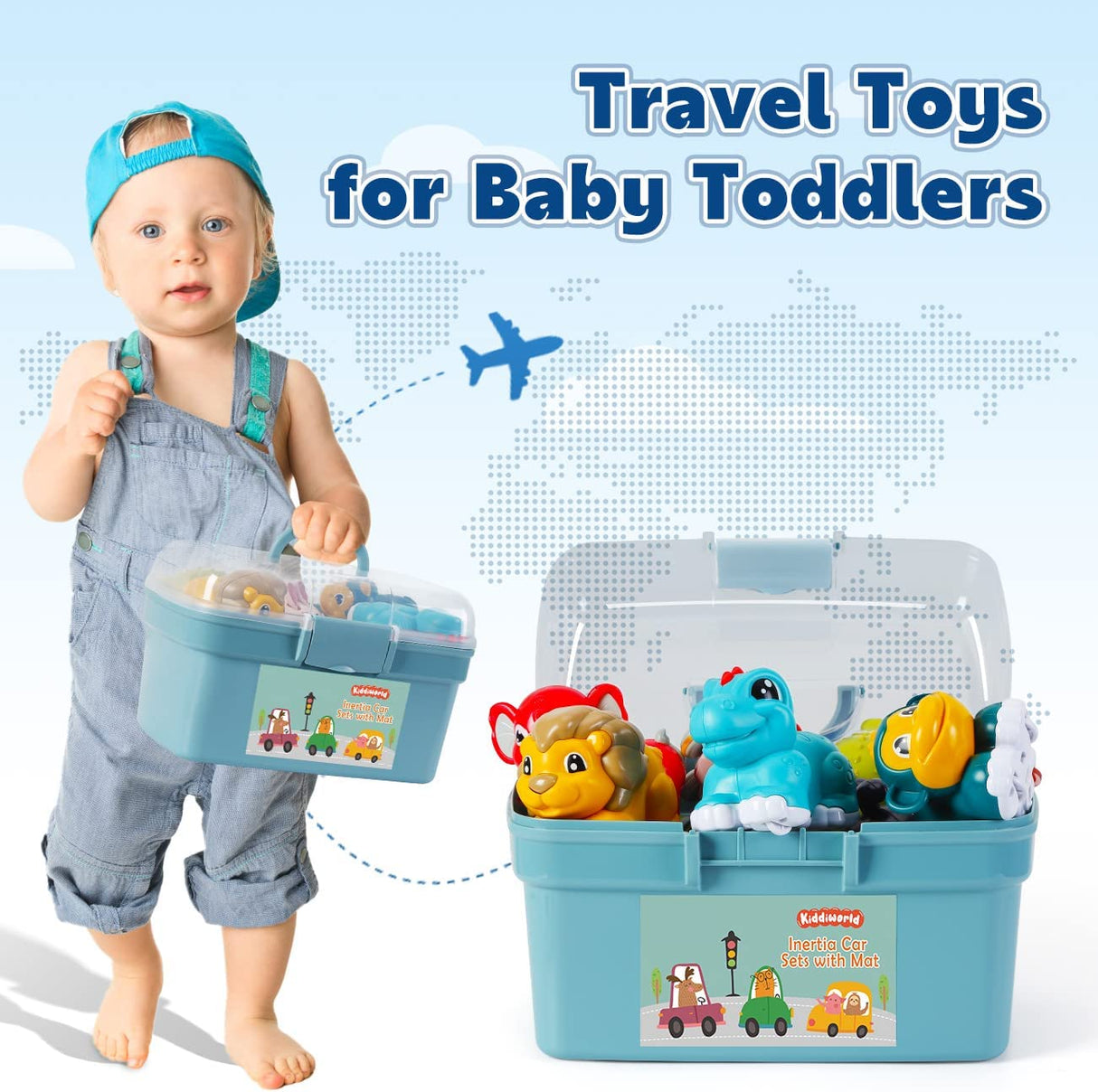 Kiddiworld Juguetes de coche de animales - B0B8YTLM3B