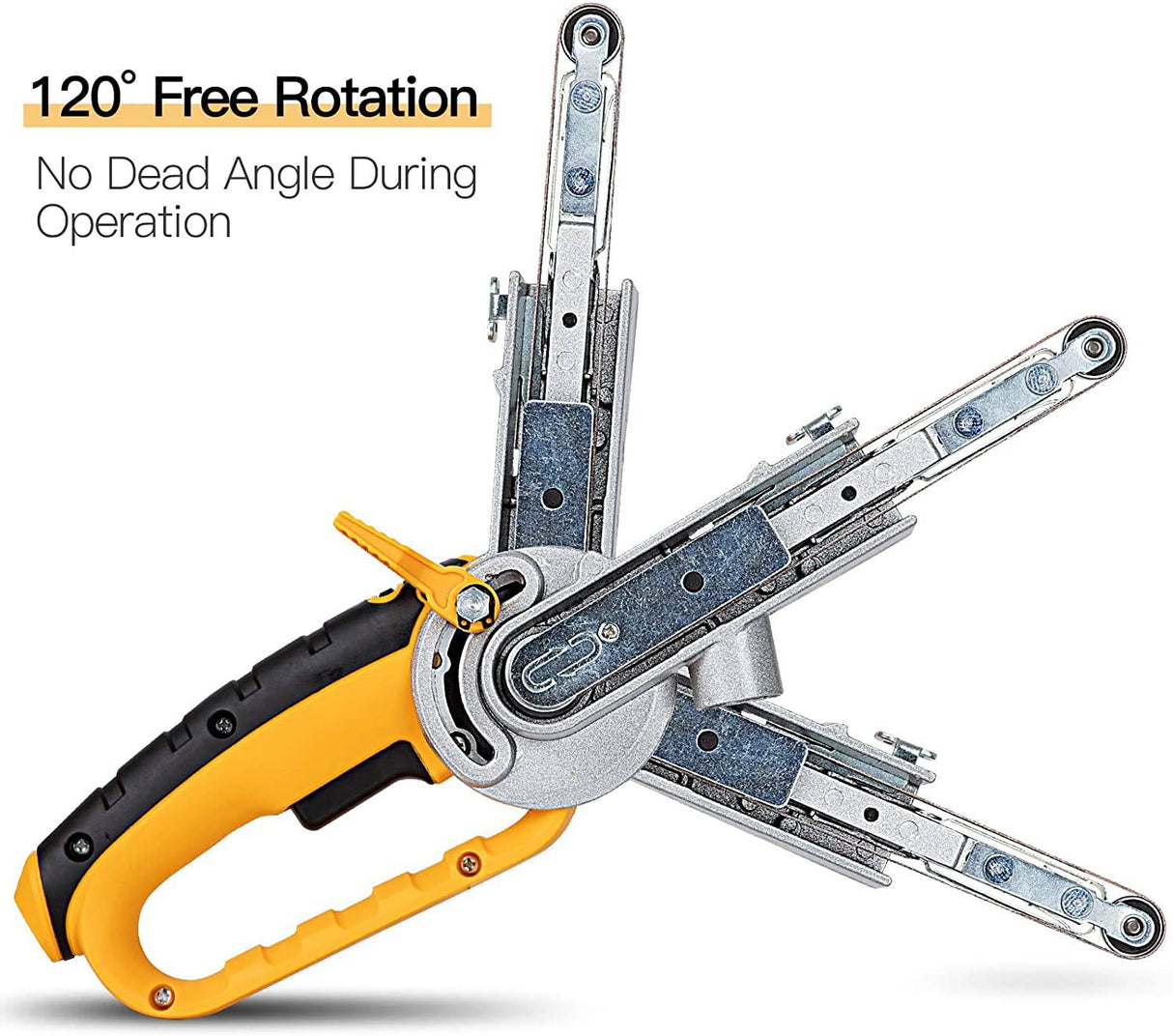 CtopoGo Variable 6 Velocidades Detallado Archivo Lijadora Arena Amoladora de banda eléctrica Detalle de la máquina Lijadora de banda de aire Pulidora Herramienta con 8 piezas de cinturones y bolsa de recolección de polvo - DIGVICE MX